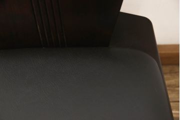 激レア品!　中古　星野民芸(星野民藝)　桜材　個性的なデザインが存在感を放つダイニングチェア(椅子、イス)(R-063294)