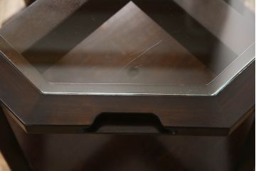 中古　星野民芸家具(星野民藝)　大人の落ち着きある空間づくりにおすすめなセンターテーブル(コーヒーテーブル、オケージョナルテーブル、サイドテーブル)(R-063298)
