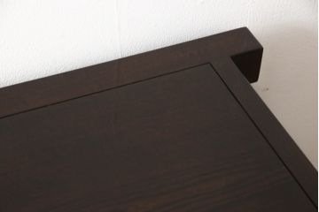中古　美品　最高級　府中家具　松尾博昭 作　栗材　和の趣あふれる佇まいが魅力的な水屋箪笥サイドボード(食器棚、戸棚、収納棚、キャビネット)(R-063300)