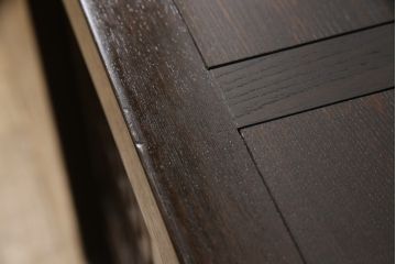 中古　美品　最高級　府中家具　松尾博昭 作　栗材　和の趣あふれる佇まいが魅力的な水屋箪笥サイドボード(食器棚、戸棚、収納棚、キャビネット)(R-063300)