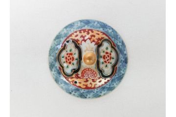 古伊万里　染付　色絵　金彩　急須(茶道具、煎茶器)(R-063312)