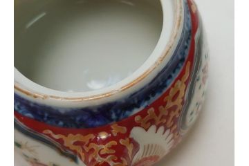 古伊万里　染付　色絵　金彩　急須(茶道具、煎茶器)(R-063312)