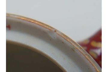 古伊万里　染付　色絵　金彩　急須(茶道具、煎茶器)(R-063312)
