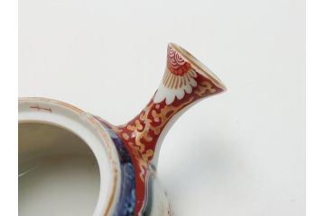 古伊万里　染付　色絵　金彩　急須(茶道具、煎茶器)(R-063312)