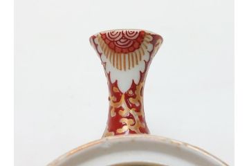 古伊万里　染付　色絵　金彩　急須(茶道具、煎茶器)(R-063312)