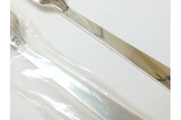 DENMARK(デンマーク)　GEORG　JENSEN(ジョージ・ジェンセン)　スターリングシルバー925　銀製　フォーク&ナイフ各4本(8本セット、食器、カトラリー)(R-063320)