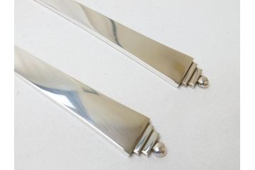 DENMARK(デンマーク)　GEORG　JENSEN(ジョージ・ジェンセン)　スターリングシルバー925　銀製　フォーク&ナイフ各4本(8本セット、食器、カトラリー)(R-063320)
