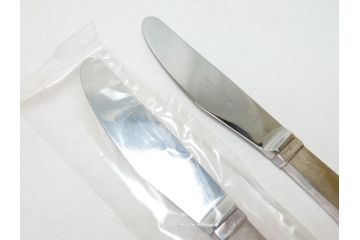 DENMARK(デンマーク)　GEORG　JENSEN(ジョージ・ジェンセン)　スターリングシルバー925　銀製　フォーク&ナイフ各4本(8本セット、食器、カトラリー)(R-063320)