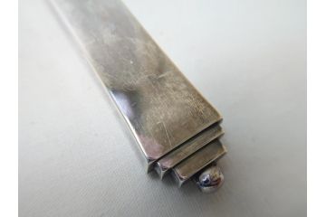 DENMARK(デンマーク)　GEORG　JENSEN(ジョージ・ジェンセン)　スターリングシルバー925　銀製　フォーク&ナイフ各4本(8本セット、食器、カトラリー)(R-063320)