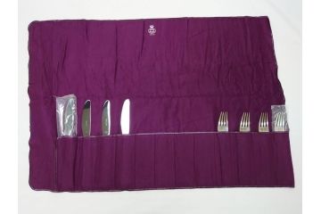 DENMARK(デンマーク)　GEORG　JENSEN(ジョージ・ジェンセン)　スターリングシルバー925　銀製　フォーク&ナイフ各4本(8本セット、食器、カトラリー)(R-063320)