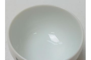 明治〜大正　時代物　角福　柿右衛門　酒器　染付　渦福　徳利2本・猪口10客(和食器、とっくり、おちょこ)(R-063322)