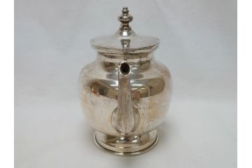 ビンテージ　銀製　総重量約2319g　STERLING(スターリング)925　MEXICO　ティーセット5点(ポット2点、クリーマー、シュガーポット2点、洋食器、銀食器、ヴィンテージ)(R-063324)