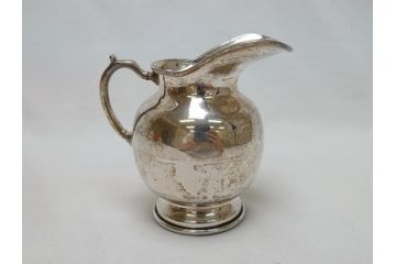 ビンテージ　銀製　総重量約2319g　STERLING(スターリング)925　MEXICO　ティーセット5点(ポット2点、クリーマー、シュガーポット2点、洋食器、銀食器、ヴィンテージ)(R-063324)