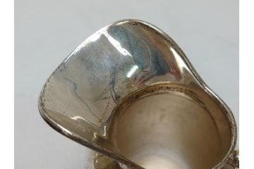 ビンテージ　銀製　総重量約2319g　STERLING(スターリング)925　MEXICO　ティーセット5点(ポット2点、クリーマー、シュガーポット2点、洋食器、銀食器、ヴィンテージ)(R-063324)