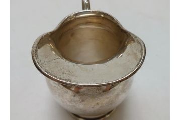 ビンテージ　銀製　総重量約2319g　STERLING(スターリング)925　MEXICO　ティーセット5点(ポット2点、クリーマー、シュガーポット2点、洋食器、銀食器、ヴィンテージ)(R-063324)