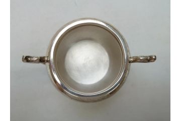 ビンテージ　銀製　総重量約2319g　STERLING(スターリング)925　MEXICO　ティーセット5点(ポット2点、クリーマー、シュガーポット2点、洋食器、銀食器、ヴィンテージ)(R-063324)