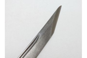 藤原良明(加藤真平)作　切り出し　中子　平成元年十月日　全長315mm　小刀(短刀、ナイフ、刃物)(R-063328)