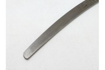 藤原良明(加藤真平)作　切り出し　中子　平成元年十月日　全長315mm　小刀(短刀、ナイフ、刃物)(R-063328)