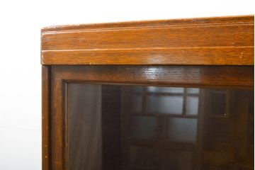 イギリスアンティーク家具　Globe Wernicke(グローブ ウェルニッケ)　オーク材　落ち着いた色合いがクラシカルなお部屋に馴染みやすいスタッキングブックケース(本箱、収納棚、戸棚、キャビネット、飾り棚、陳列棚)(R-063329)