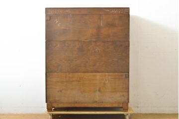 イギリスアンティーク家具　Globe Wernicke(グローブ ウェルニッケ)　オーク材　落ち着いた色合いがクラシカルなお部屋に馴染みやすいスタッキングブックケース(本箱、収納棚、戸棚、キャビネット、飾り棚、陳列棚)(R-063329)
