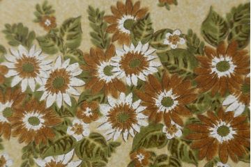 イギリスビンテージ　北欧ヴィンテージ　G-PLAN(ジープラン)　チーク材　タイルトップ　花模様が可愛いらしいローテーブル(センターテーブル、リビングテーブル)(R-063331)