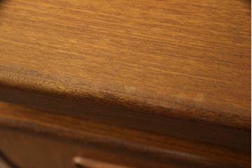 イギリスビンテージ　G-PLAN(ジープラン)　Fresco(フレスコ)シリーズ　幅広の鏡がユニークなドレッサー(ドレッシングチェスト、デスク、テーブル、ヴィンテージ)(R-063343)