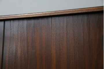 イギリスアンティーク　マホガニー材　美しい杢目が魅力的な小振りなチェスト(引き出し、サイドチェスト)(R-063344)