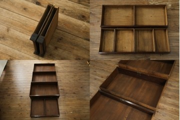 イギリスアンティーク　マホガニー材　凝ったつくりの取っ手がクラシカルな雰囲気を高めるライティングビューロー　(R-063350)