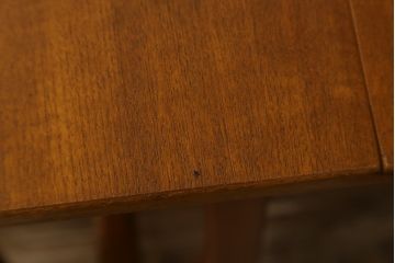 北欧ビンテージ　チーク材　温かみのある木味が魅力のバタフライテーブル(ダイニングテーブル、2人掛け、4人掛け、6人掛け、食卓、エクステンションテーブル、ヴィンテージ)(R-063354)