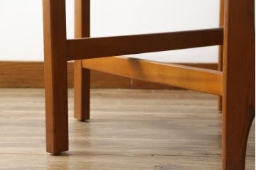 北欧ビンテージ　チーク材　温かみのある木味が魅力のバタフライテーブル(ダイニングテーブル、2人掛け、4人掛け、6人掛け、食卓、エクステンションテーブル、ヴィンテージ)(R-063354)