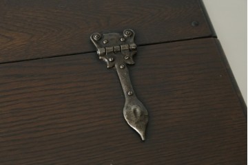 イギリスビンテージ　オーク材　ムードたっぷりのカクテルキャビネット　(R-063358)