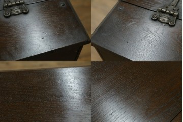 イギリスビンテージ　オーク材　ムードたっぷりのカクテルキャビネット　(R-063358)