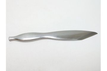 藤原良明(加藤真平)作　切り出し　珍しい形　全長222mm　小刀(短刀、ナイフ、刃物)(R-063359)