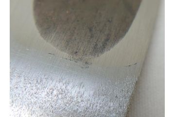 藤原良明(加藤真平)作　切り出し　珍しい形　全長222mm　小刀(短刀、ナイフ、刃物)(R-063359)