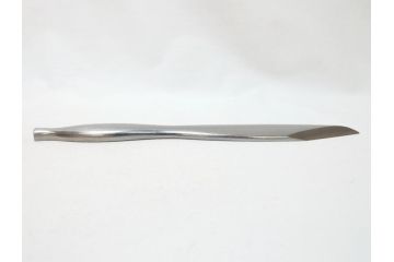 藤原良明(加藤真平)作　切り出し　珍しい形　全長222mm　小刀(短刀、ナイフ、刃物)(R-063359)