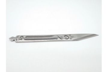  	藤原良明(加藤真平)作　切り出し　武蔵國水心子　昭和丙寅年八月日　全長244mm　小刀(短刀、ナイフ、刃物)(R-063362)