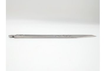 	藤原良明(加藤真平)作　切り出し　武蔵國水心子　昭和丙寅年八月日　全長244mm　小刀(短刀、ナイフ、刃物)(R-063362)
