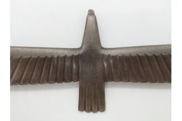 藤原良明(加藤真平)作　切り出し　珍しい　鳥　武蔵國水心子　平成元年正月　全長340mm　小刀(鷹?、鷲?、短刀、ナイフ、刃物)(R-063367)
