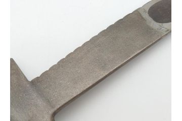 藤原良明(加藤真平)作　切り出し　珍しい　鳥　武蔵國水心子　平成元年正月　全長340mm　小刀(鷹?、鷲?、短刀、ナイフ、刃物)(R-063367)