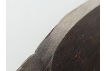 藤原良明(加藤真平)作　切り出し　珍しい　鳥　武蔵國水心子　平成元年正月　全長340mm　小刀(鷹?、鷲?、短刀、ナイフ、刃物)(R-063367)
