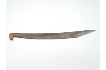 藤原良明(加藤真平)作　切り出し　武蔵國水心子　昭和乙丑年八月日　全長282mm　小刀(木目切り出し、短刀、ナイフ、刃物)(R-063369)