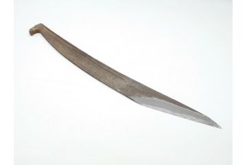 藤原良明(加藤真平)作　切り出し　武蔵國水心子　昭和乙丑年八月日　全長282mm　小刀(木目切り出し、短刀、ナイフ、刃物)(R-063369)