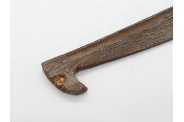 藤原良明(加藤真平)作　切り出し　武蔵國水心子　昭和乙丑年八月日　全長282mm　小刀(木目切り出し、短刀、ナイフ、刃物)(R-063369)