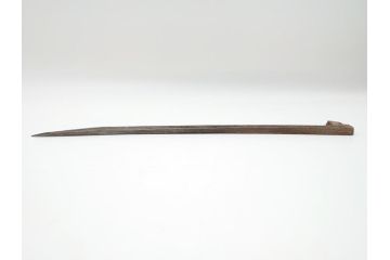 藤原良明(加藤真平)作　切り出し　武蔵國水心子　昭和乙丑年八月日　全長282mm　小刀(木目切り出し、短刀、ナイフ、刃物)(R-063369)