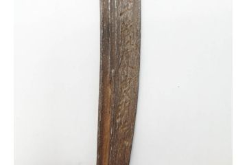 藤原良明(加藤真平)作　切り出し　武蔵國水心子　昭和乙丑年八月日　全長282mm　小刀(木目切り出し、短刀、ナイフ、刃物)(R-063369)