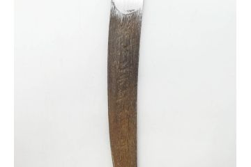 藤原良明(加藤真平)作　切り出し　武蔵國水心子　昭和乙丑年八月日　全長282mm　小刀(木目切り出し、短刀、ナイフ、刃物)(R-063369)