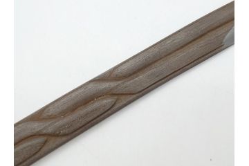 藤原良明(加藤真平)作　切り出し　武蔵國水心子　昭和癸亥年五月日　全長240mm　小刀(共箱付き、木目切り出し、短刀、ナイフ、刃物)(R-063370)
