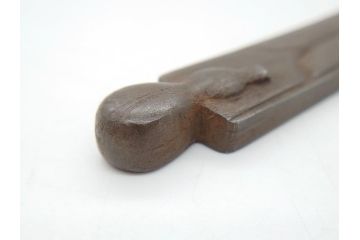 藤原良明(加藤真平)作　切り出し　武蔵國水心子　昭和癸亥年五月日　全長240mm　小刀(共箱付き、木目切り出し、短刀、ナイフ、刃物)(R-063370)