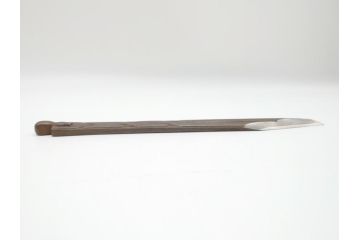 藤原良明(加藤真平)作　切り出し　武蔵國水心子　昭和癸亥年五月日　全長240mm　小刀(共箱付き、木目切り出し、短刀、ナイフ、刃物)(R-063370)
