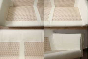 中古　アイラーセン(eilersen)　ストリームラインソファ(STREAMLINE SOFA)　本革(牛革)製　スタイリッシュなお部屋づくりにおすすめの2人掛けソファ(2P、二人掛けソファ、レザー)(R-063383)